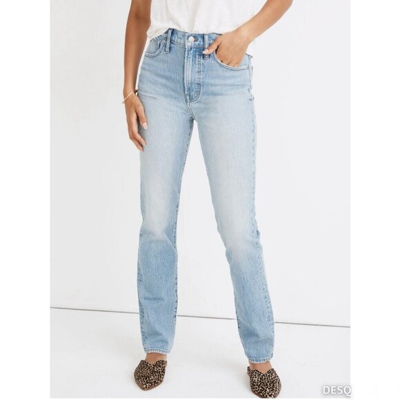 Madewell Denim The Perfect Vintage Full Length Jeans Stretch High Rise Casual 28 - Picture 1 of 12